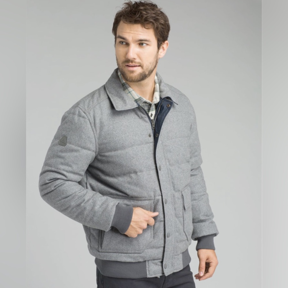 Prana Men’s B Side reversible down jacket wool/ripstop